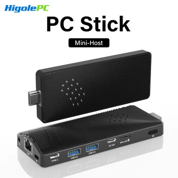 Higole PC Stick Intel J4105 Mini PC Windows 11 WiFi5 8 GB 128 GB PC desktop senza ventola 4K Mini computer TV Stick 1