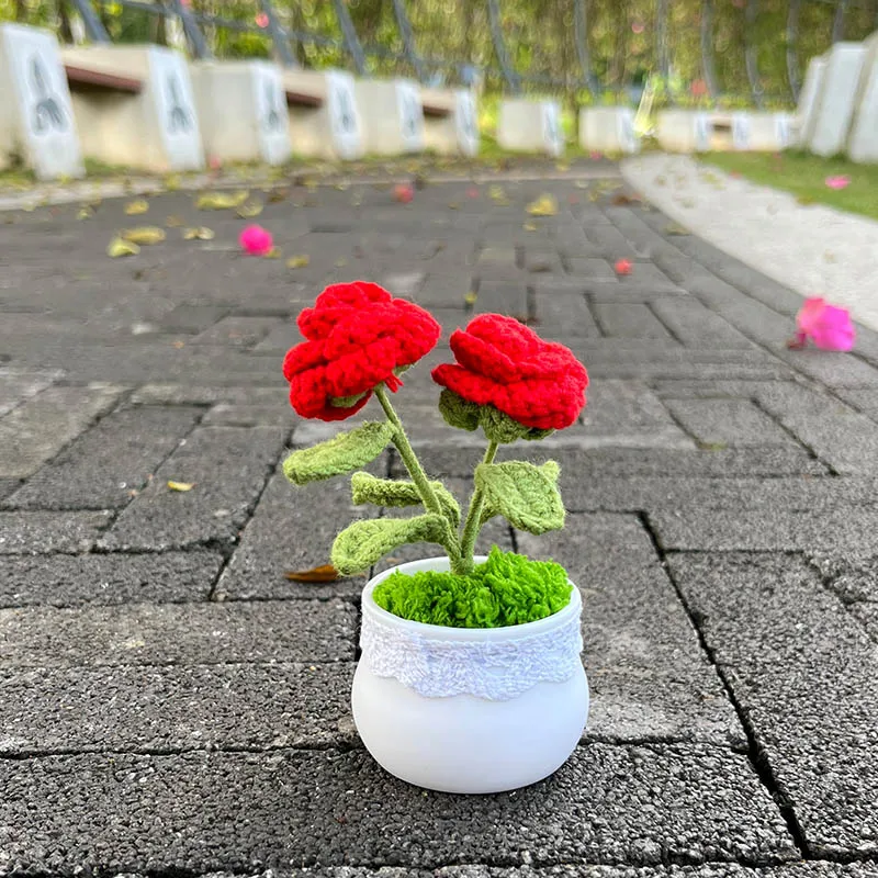 Mini Potted Artificial Flowers Artificial Flowers Bonsai Mini Gifts