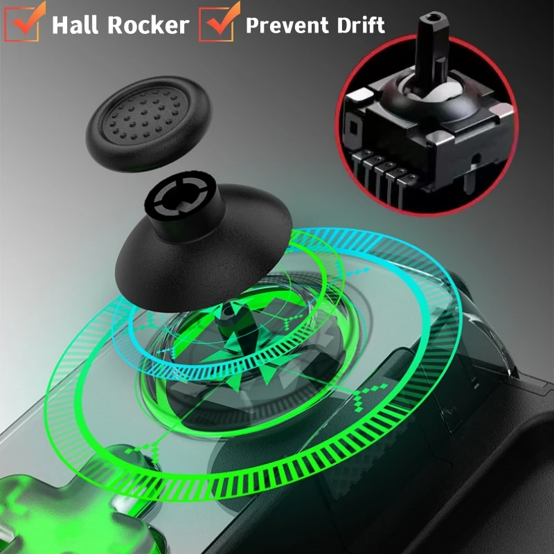 Tipo-C, Controlador de Jogo Sem Fio, Joystick
