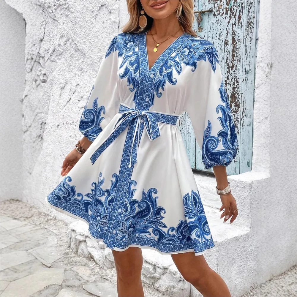 blue lantern sleeve dress Misshow Sky Blue Ball Gown with Sweetheart Neckline Detachable Lantern Sleeves & 3D Floral Appliques Perfect for Quinceanera & Sweet 16 Celebrations