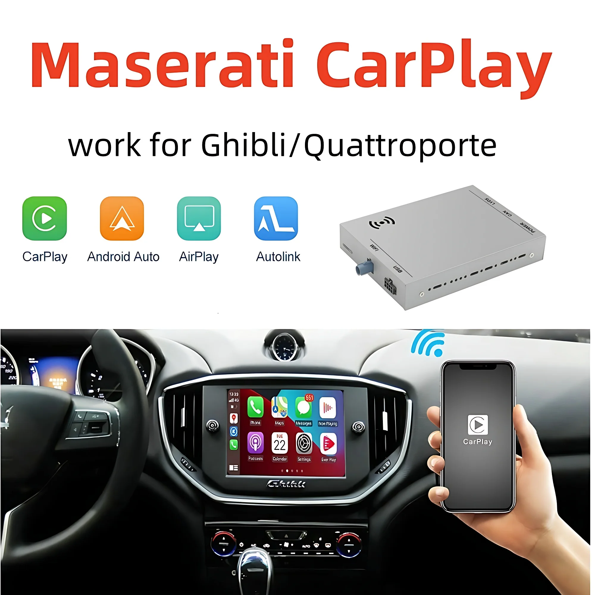 MOCATT Copri Pedale Per Maserati Ghibli E Quattroporte 2014-2019 - Acciaio Inossidabile, Design Sportivo - Foto 11