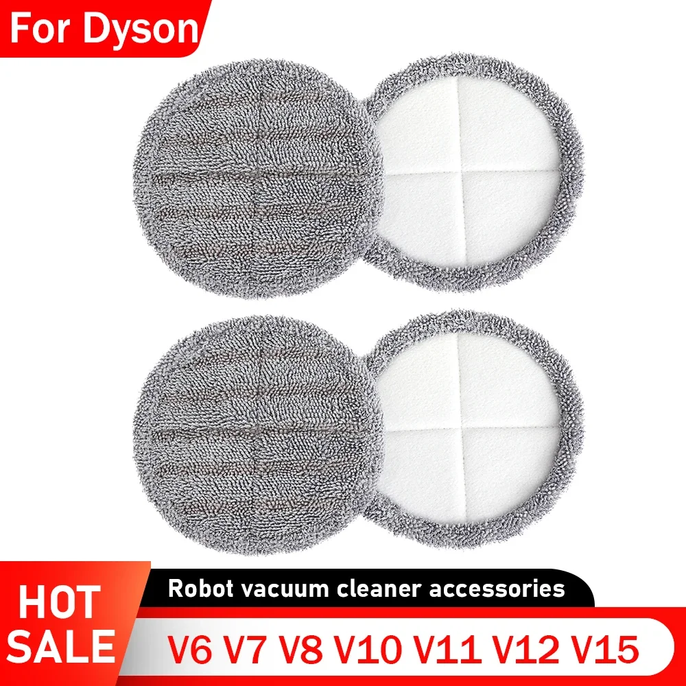 Vacuum Cleaner Accessories Cleaning Electric Mop Cloth For Dyson V6 V7 V8 V10 V11 V12 V15