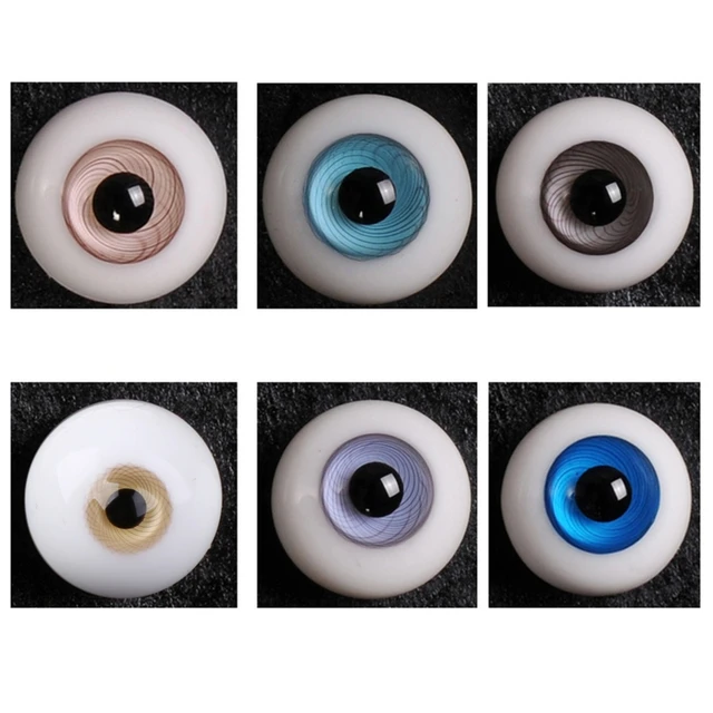14mm 1/3 1/4 Doll Glass Eyes Doll Accessories Glasss Doll Eyeball 5