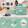 3 Pcs Modular Toddler Couch,Toddler Couch Kids Sofa for Playing,Creativity,Child Chair Sofa Bedroom and Playroom for Playroom 4