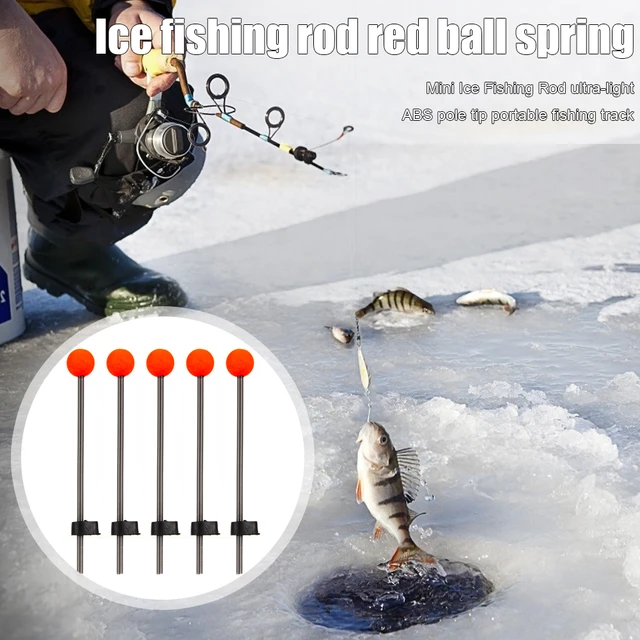 5pcs Ice Fishing Rod Tip Spring Ball Winter Outdoor Sport Portable Fishing  Pole Tip Fishing Auxiliary Equipment Accessories - AliExpress