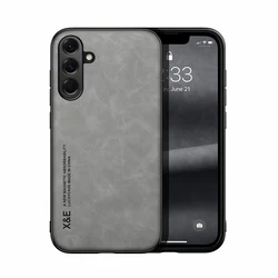 Shockproof Magnetic Car Holder Phone Case with Protective Cover for Galaxy A37 (Light Gray)