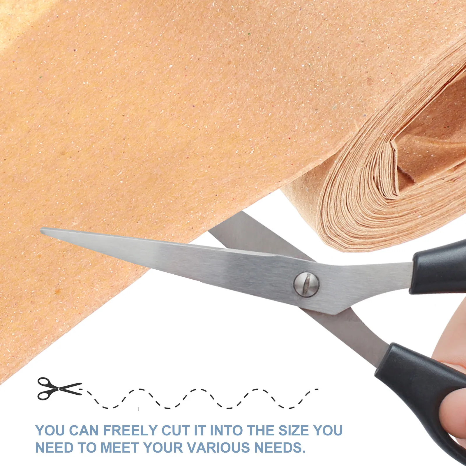 페인팅 종이 롤 60M 크라프트지 기반 사전 테이핑된 마스킹 필름 (자동차 프로젝트, 벽, 바닥 커버링용)