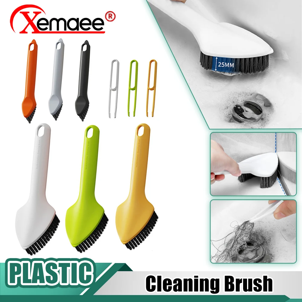 

Crevice Cleaning Brush Kitchen Toilet Tile Joints Dead Angle Hard Bristle Grout Gap Cleaner Brushes for Shower Floor Line