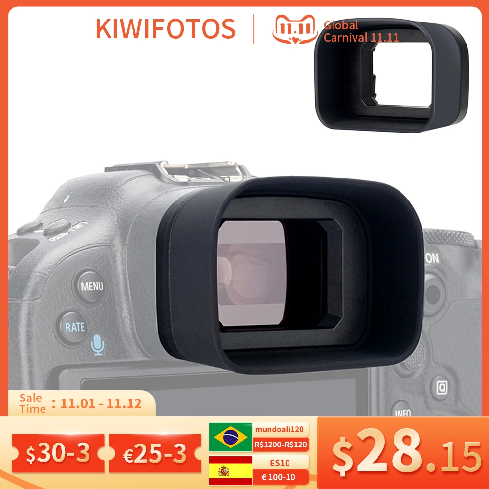 Long Camera Eyecup Viewfinder Extended Eyepiece Eyecup For Canon Eos R3