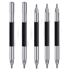 Graveur en carbure de tungstène, stylo à graver avec conception à Double tête, outil de traçage de pointe en carbure de tungstène de poche, lot de 5 