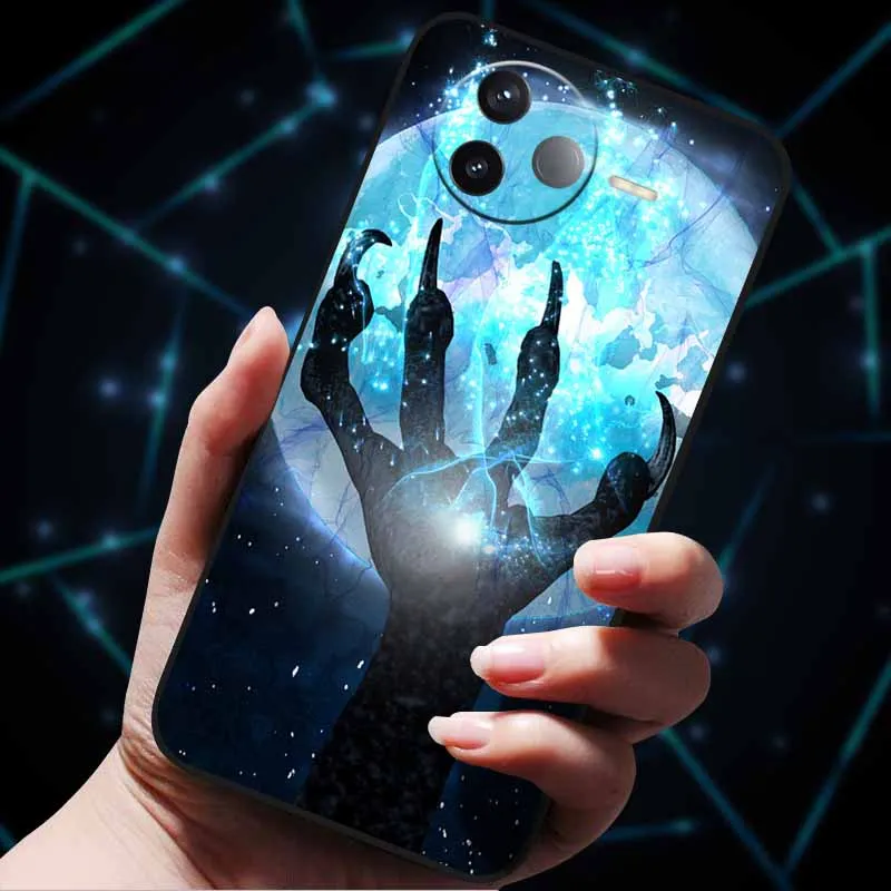 Cartoon Painted Soft Silicon Phone Case - TPU Protective Cover