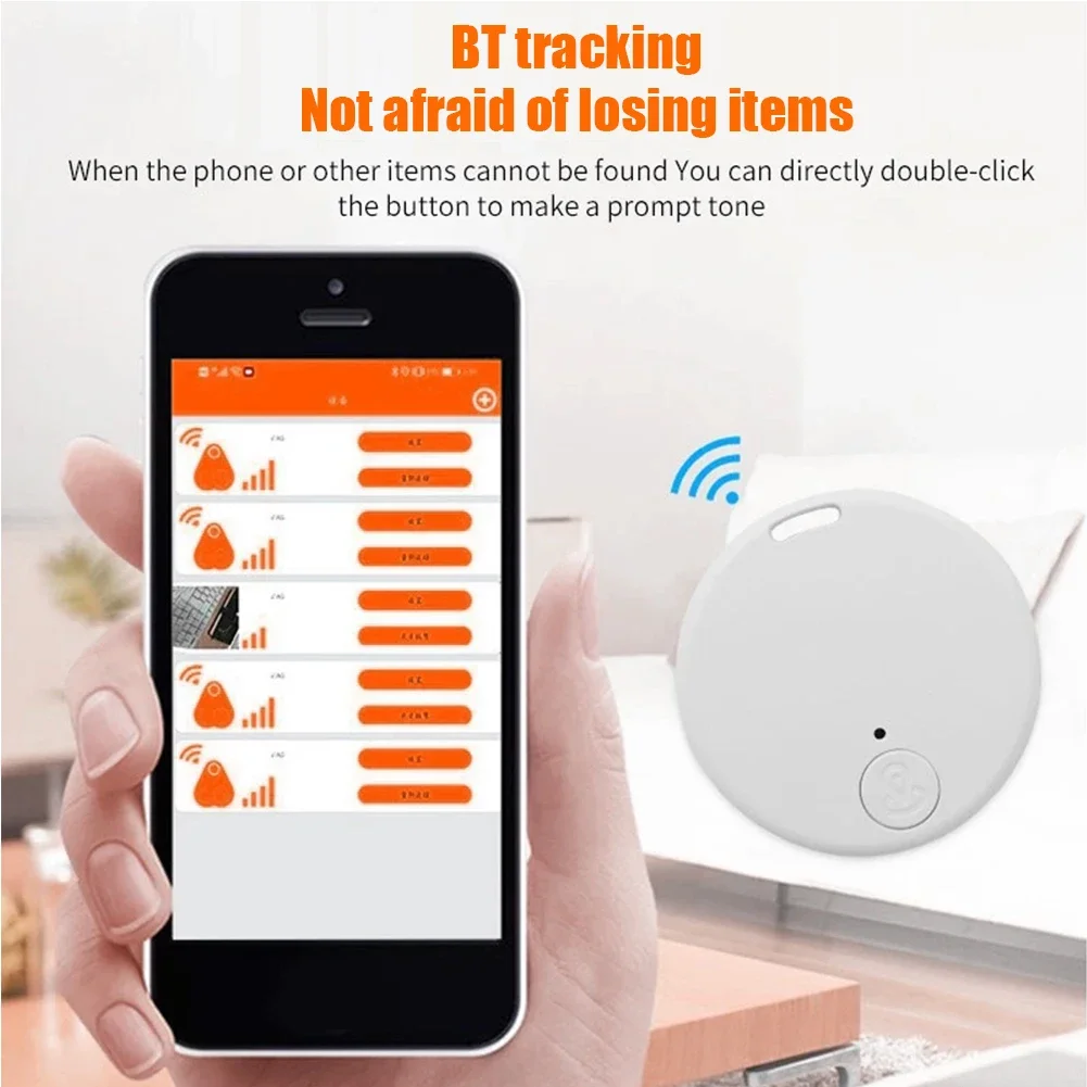 GPS Locator Pet Smart Bluetooth-compatible Wireless Anti-lost Tracker Alarm Spy Mini Tracking Finder Device