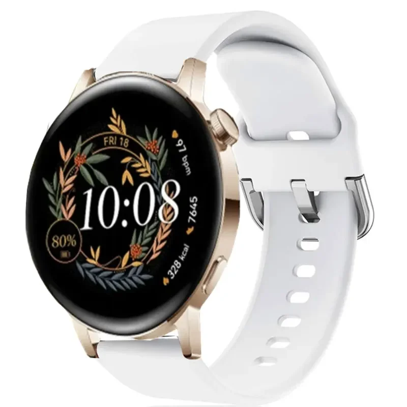 20mm Silicone Watch Strap - Universal Fit, Sporty Design