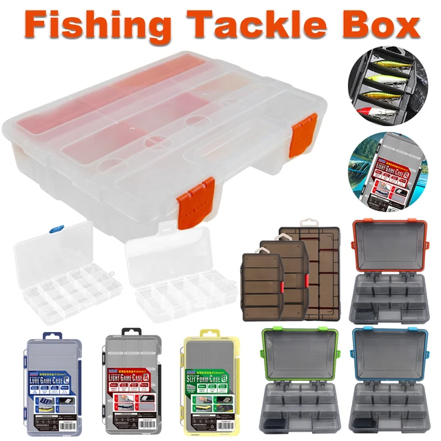 Fish Lure Tackle Boxes Large Capacity Plastic Fishing Equipment