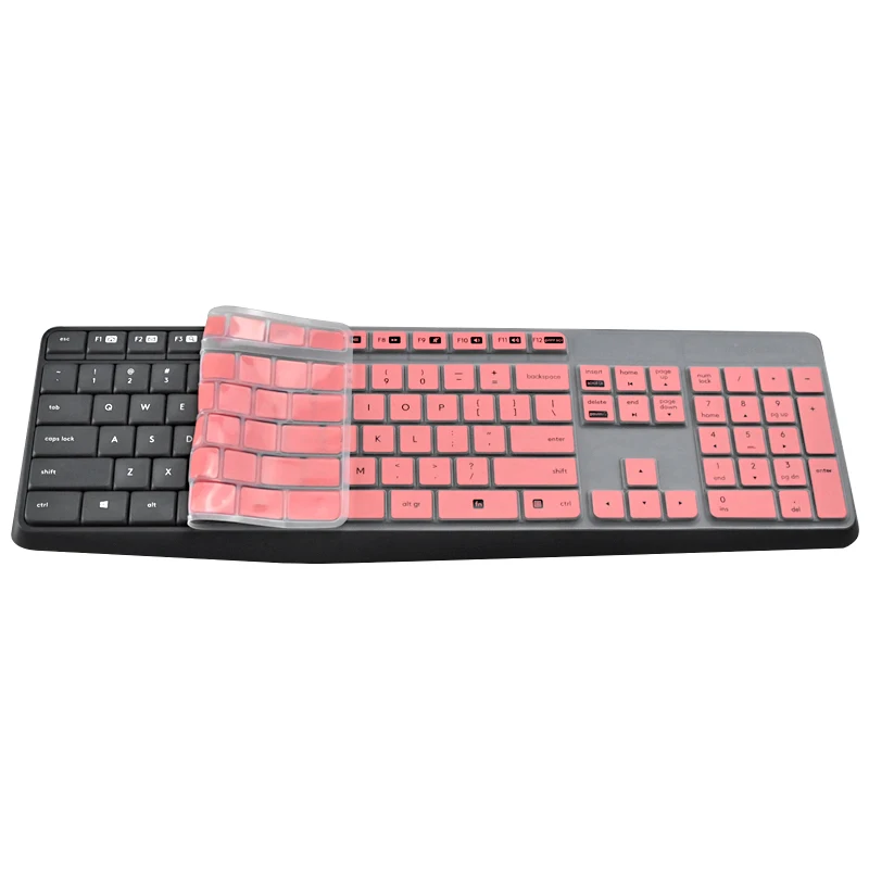 For Logitech Mk315 Mk235 K235 K375s Mk 315 Mk235 K375 S Silicone Wireless Bluetooth Desktop Keyboard Cover Protector Dust Cover