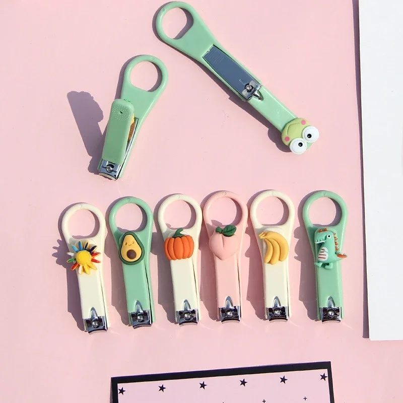 Cartoon Animal Fruit Nail Clippers Cutter for Kids Nail Scissor Clippers Nail Trimmer Beauty Nail Scissors 3