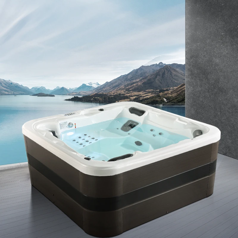 Kokang Garden Villa Outdoor Jacuzzi Spa Hot Spring Tank 2.15 Metri Grande Vasca Da Bagno 915