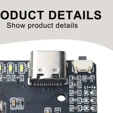 IP2369 26S 45W 리튬 배터리 충전 방전 보드(PD3.1, QC3.0, ForQC3.0 Plus용) LED 표시등 및 안전 기능 포함