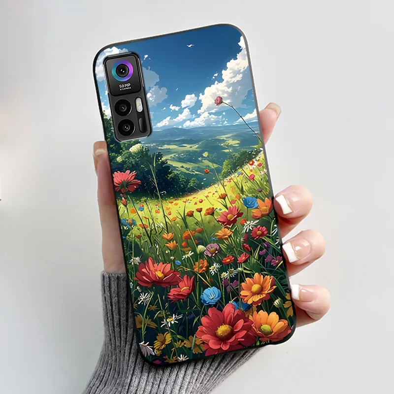 Cute Cats Shockproof Black Silicone Phone Case - Fun & Durable Protective Cover