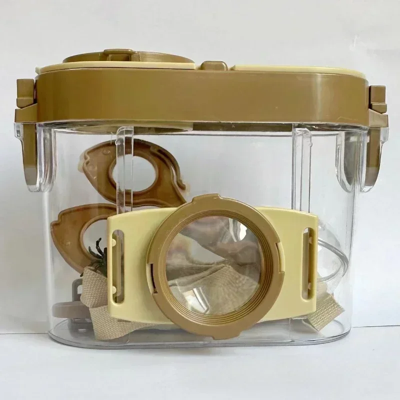 Bug Viewer Outdoor Insect Box Magnifier Observer Kit Insect Catcher Cage Kids Science Nature Exploration Tools Educational Toy educational toys bug catcher toys