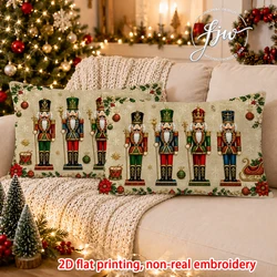 Festive Holiday Decorative Pillow Covers - Set of 2 - 30×50cm (3)
