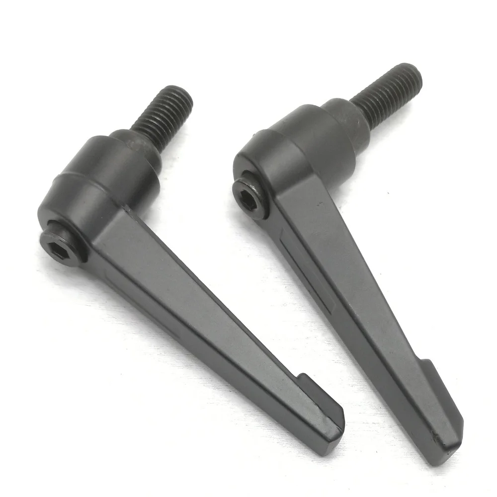 M5 M6 M8 M10 M12 Clamping Lever Machinery L shape Adjustable Handle Locking External Male Thread Knob Bolt Screw 1PC adjustable handle knob
