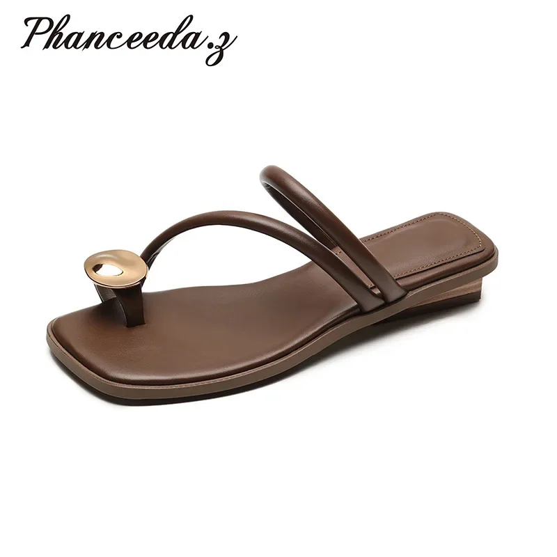 

New 2024 Shoes Women Sandals Fashion Flip Flops Summer Style Flats Solid Slippers Sandal Flat Free Shipping #24022001
