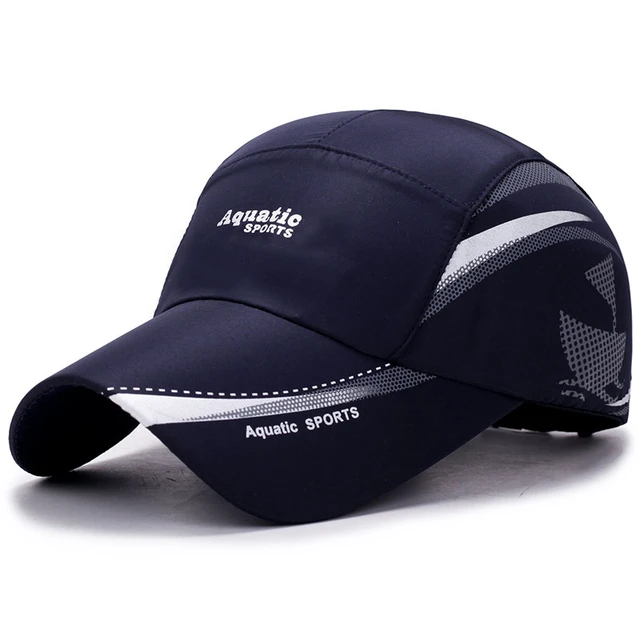 Spring Summer Outdoor Golf Fishing Baseball Cap Men Quick Dry Mesh Sports  Running Hat Snapback Ponytail