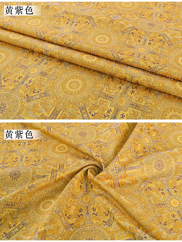 150 x 145 cm Jacquard-Stickerei, Blumenmuster, Pferdemuster, hochpräzise Brokatstoffe zum Nähen von Kleidung, handgefertigte Tasche – Detail 21