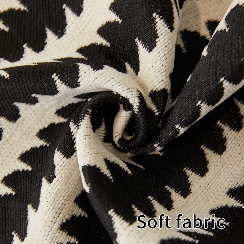 Classic black and white Chenille sofa cover, pet scratch and stain resistant, non slip sofa cushion protection cover, machine wa 2
