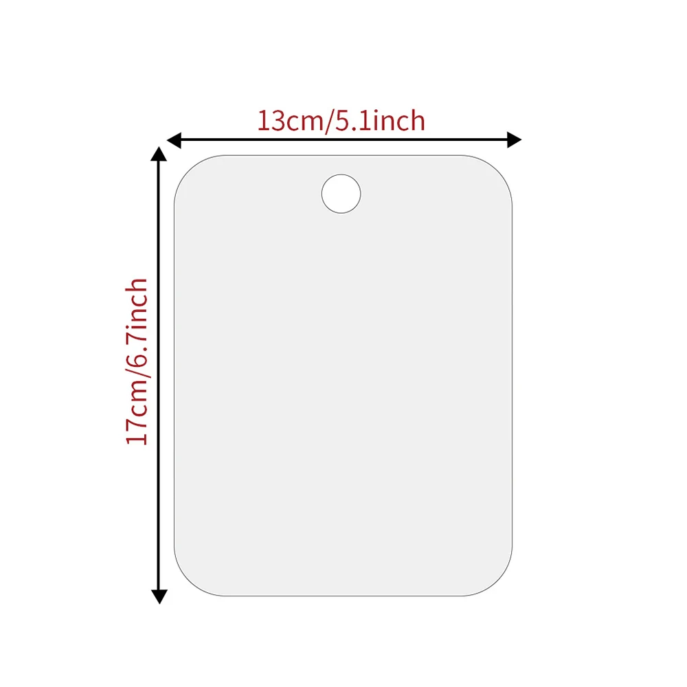 1PC Acrylic Man Anti Fog Shaving Mirror Home Bathroom Portable Waterproof Makeup Mirror Travel Accessories With Wall Suction 6