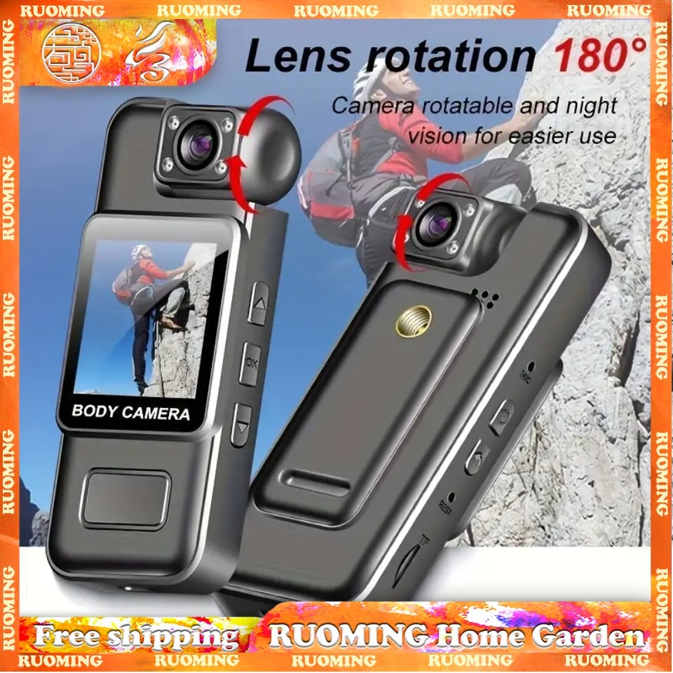 4K 1080P Mini Camera HD WiFi Portable Digital Video Recorder with Infrared Night Vision Back Clip Pocket Small M11 Camcorder