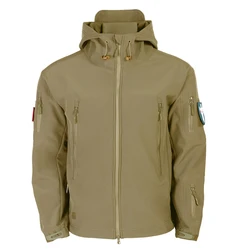 Windproof Waterproof Motorcycle Riding Jacket with Protective Gear - Black - 3XL (IX88 - khaki Jacket)