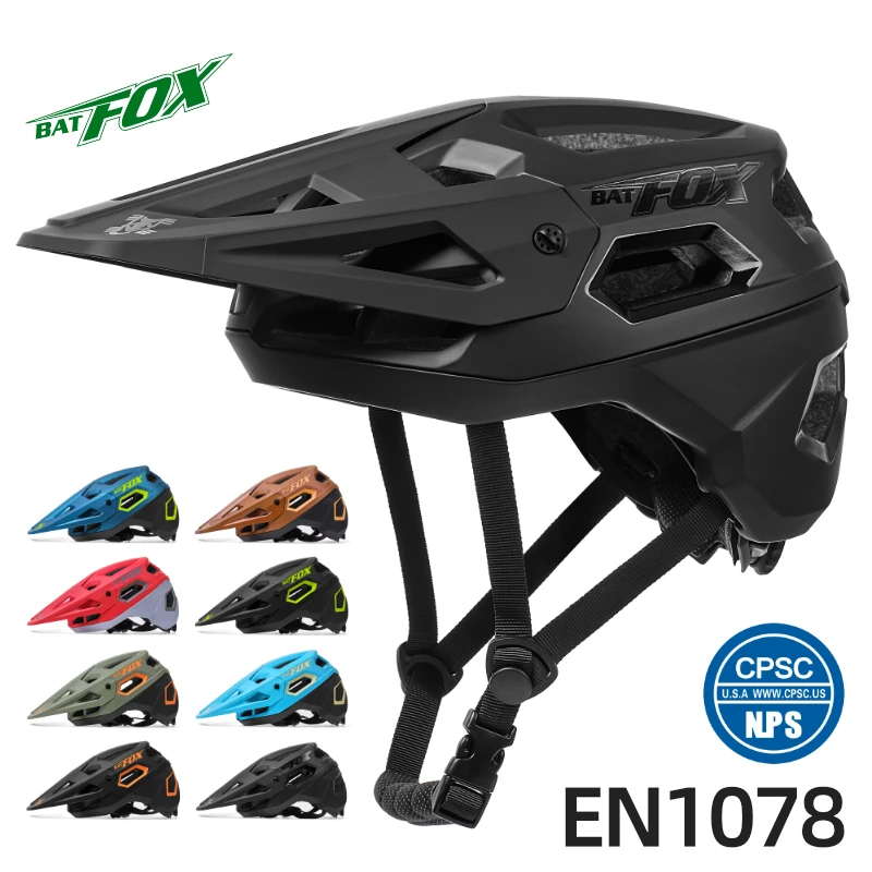 

BATFOX New MTB Bicycle Helmet Integrally-molded Road Mountain Bike Ultralight CE Racing Riding Cycling Unique Man Safety Helmets