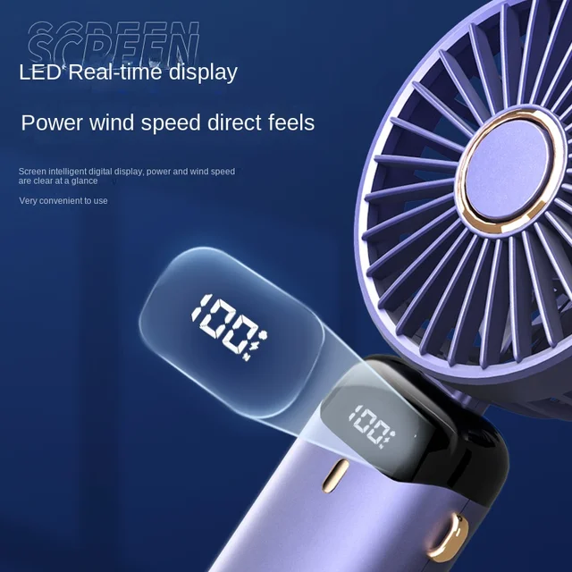 Stay cool and refreshed with the 5000mAh USB Handheld Fan