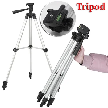 Treppiede di livello da 90 cm, altezza regolabile, supporto per treppiede in alluminio addensato, base per staffa per treppiede per autolivellamento 5/8'' 