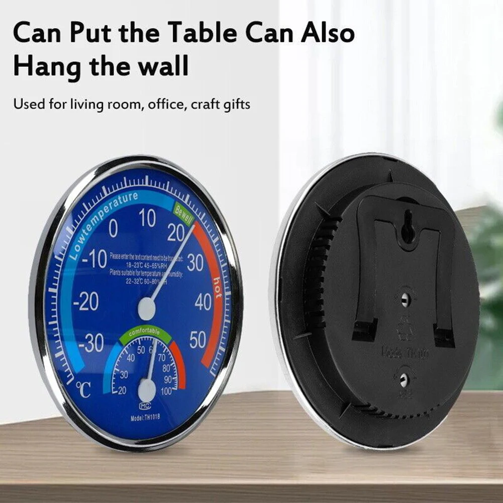 

13cm Household Thermometer Hygrometer Thermo Analogue Humidity Room Climate Control Inside Thermo-hygrometer -30-50 ° Diameter