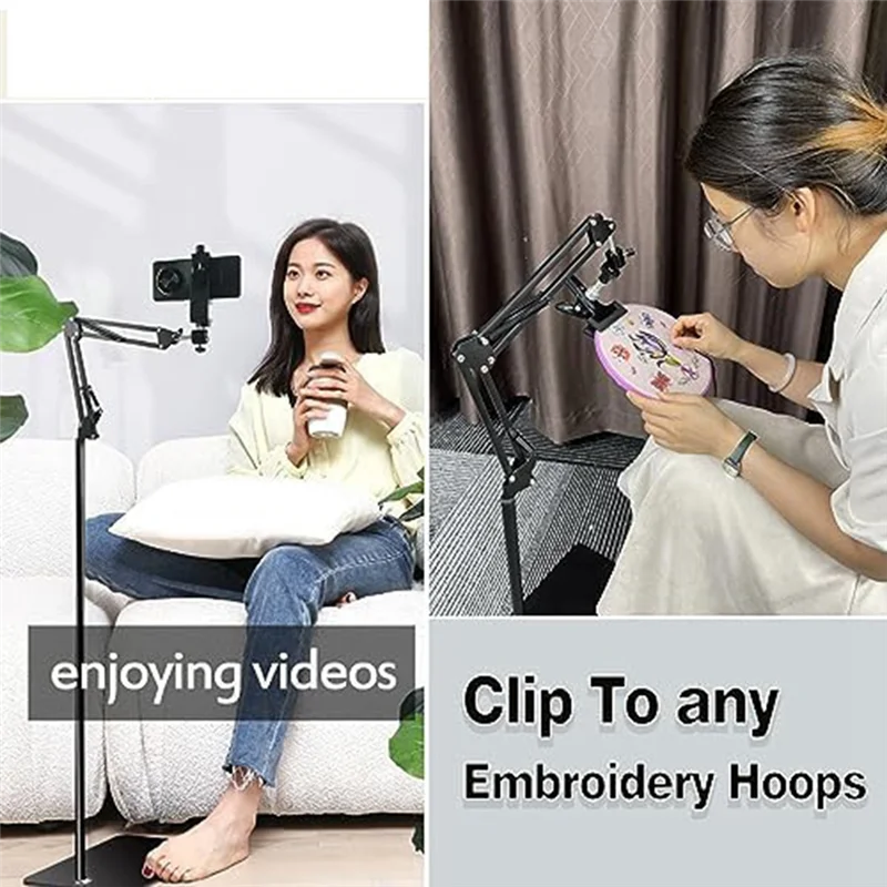 Embroidery Hoop Holder Lap Stand Crossstitch Holder Stand Metal For Embroidery Hoops