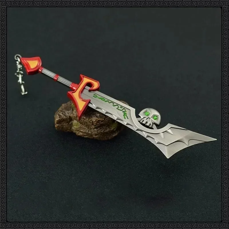 18cm World of Warcraft Weapon Corrupted Ashbringer Magni Bronzebeard Tirion Fordring Metal Game Model Christmas Gift Toy For Kid 3