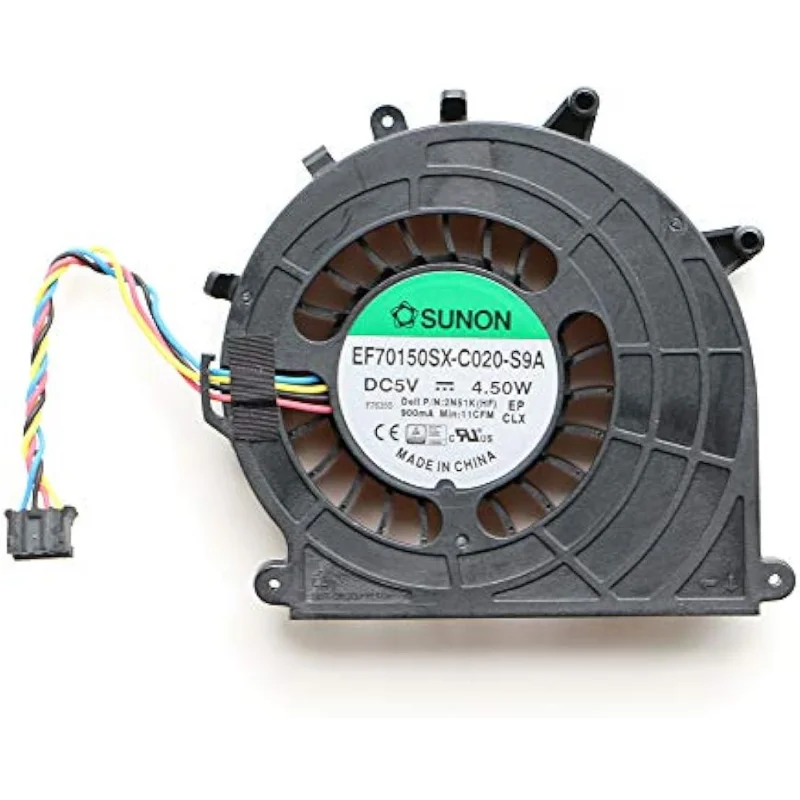 Ventola Cpu Per Dell Optiplex 3020 3020M 9020 9020M 3040 3040M 3046 3050 3060 5040M 5060M 7040M Ventola Di Raffreddamento Micro Sistema