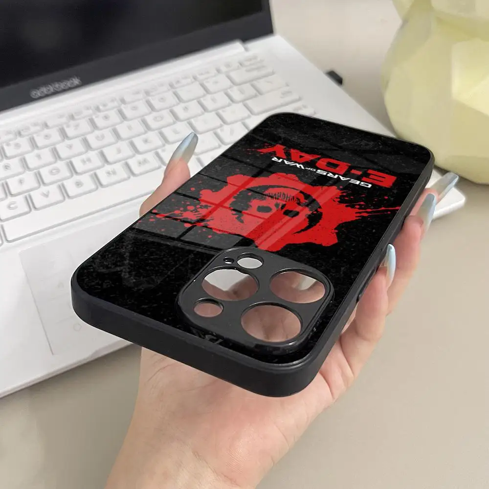 Premium Gears of War Glass Phone Case Cover