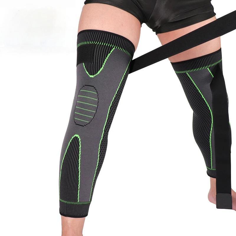 High Elastic Elongated Strap Knee Pads For Sports Outdoor Basketball Equipment Running Braces Knee Protectors Fitness Knee Pads