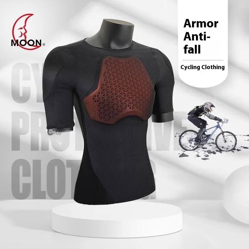 Moon CE Certified SP2 Impact Armor Set-Breathable Slow-Recovery Protection for Extreme Sports&Road Bicycles and Mountain Bikes