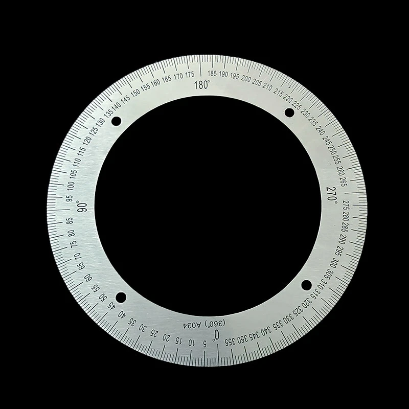 Outer Diameter 130mm Dial Scale Identification Dial Degree Graduated Circle Disk For Machine Tool Measurement Tools 130x92x1mm
