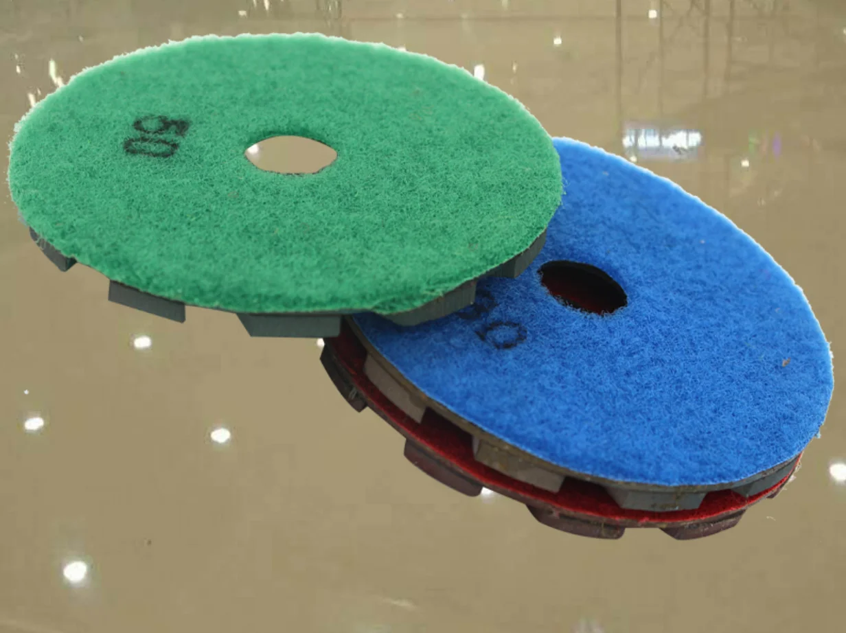 3pcs Klindex 4'' Inches Diamond Metal Bond Grinding Cutting Wheel Disc Pad 100mm C20-C35 Concrete Granite Polishing Flat Plate