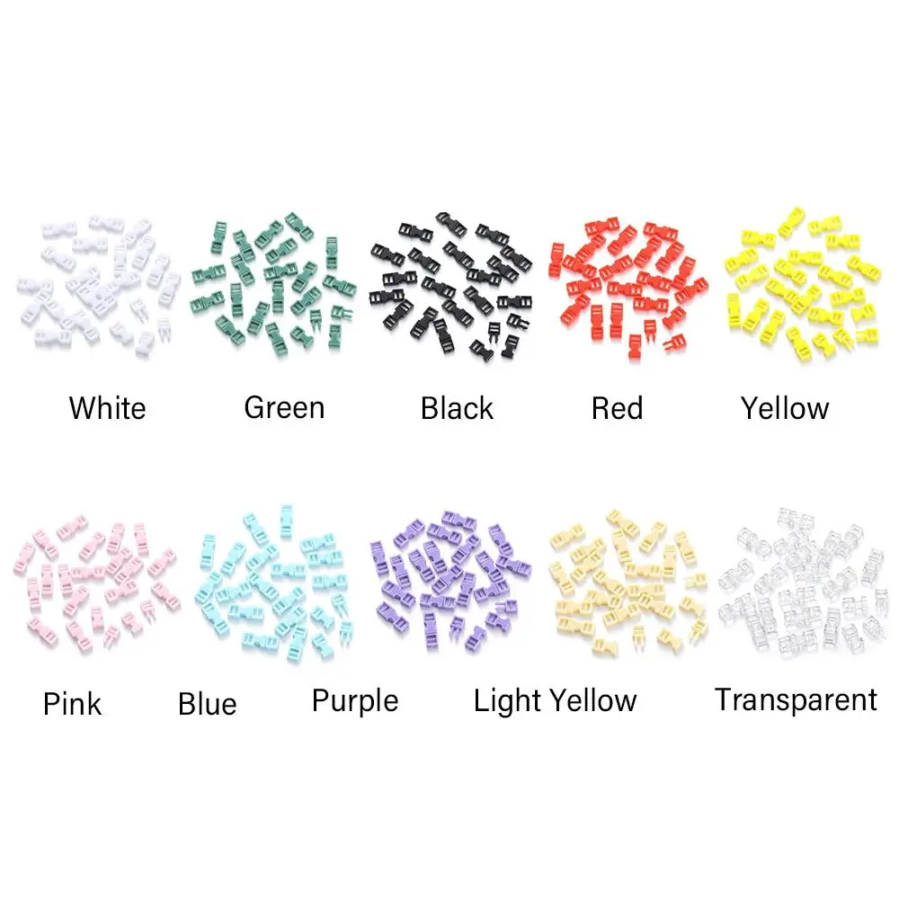 Plastic Mini Buckles for DIY Doll Bags and Handmade Sewing