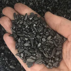 Natural Stone Crystal Chips for Home Decor & DIY Projects (Shungite)