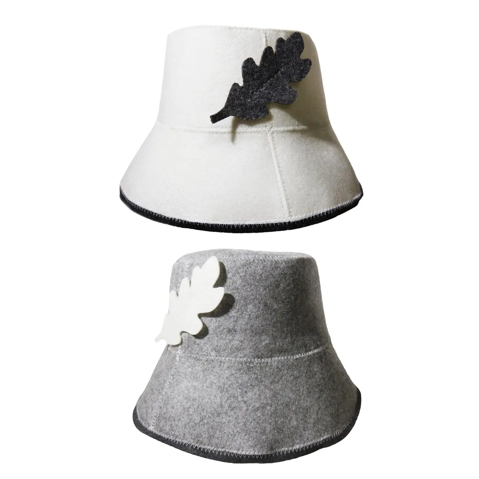 Sauna Hoeden, 2 STKS Vilt Douche Caps Verdikking Water Absorptie Ademend voor Mannen Bad Accessoires