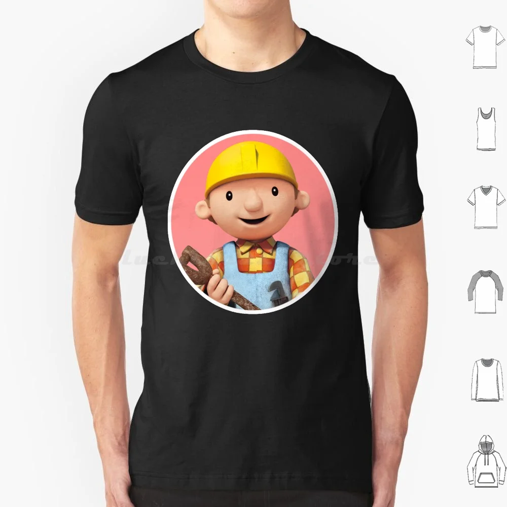 Bob The Builder T Shirt Cotone Uomo Donna Stampa Fai Da Te Bob The Builder Bob Builder Tv Show Scoop The Builder Bob The Builder Meme