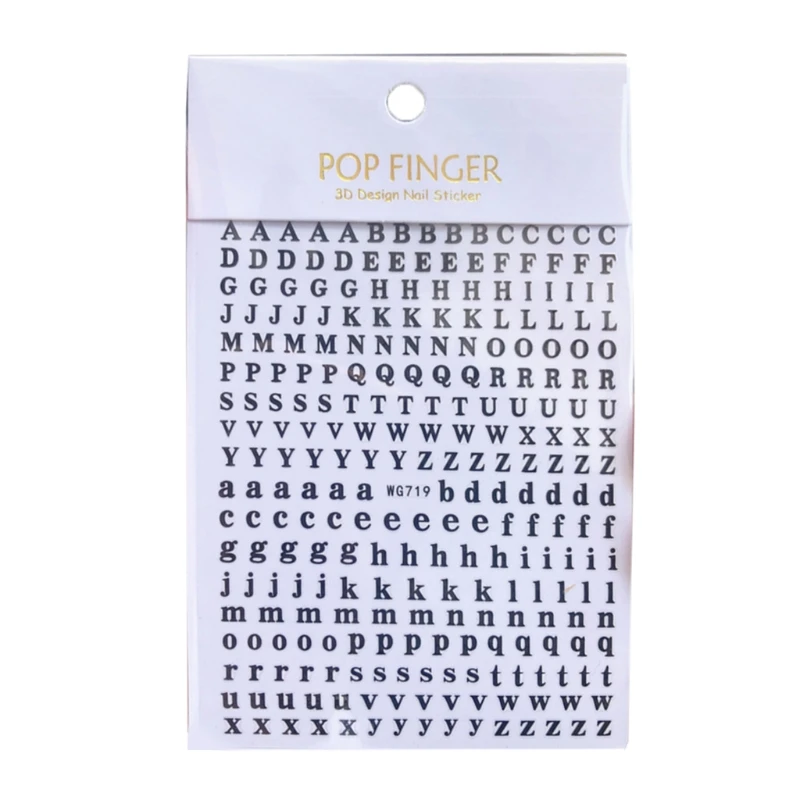 Sparkling Metallic Alphabet Stickers - Self-Adhesive 26-Piece Set